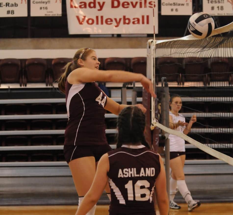 net violation volleyball hand signals